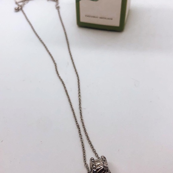 NEW Silver Pave Necklace - Picture 3 of 4